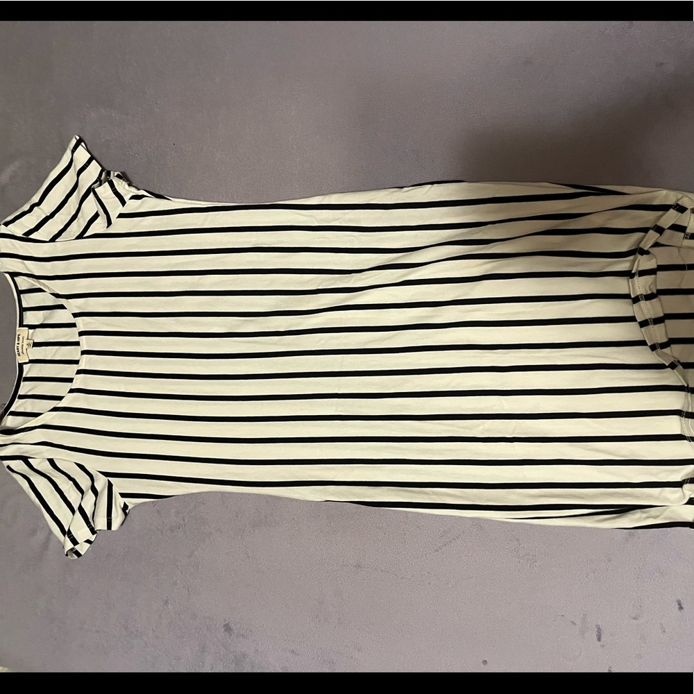 White and Black Dress